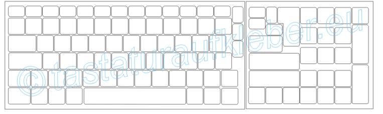 Tastaturaufkleber BLANKO, transparent, für ASUS Tastatur