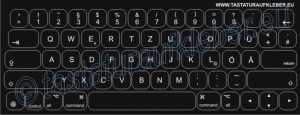 Tastaturaufkleber für Apple iPad Pro Smart Keyboard