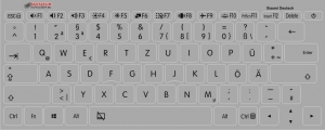 Tastaturaufkleber Deutsch für XIAOMI MI Air 12/13 Zoll