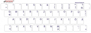Tastaturaufkleber für Xiaomi Mi Air 12/13 Zoll, transparent
