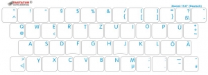 Tastaturaufkleber Deutsch für XIAOMI MI Pro 15.6 Zoll